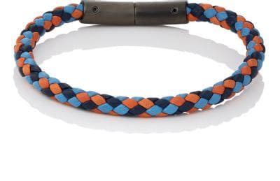 prada braided leather wrist strap|Braided Leather Wrist Strap .